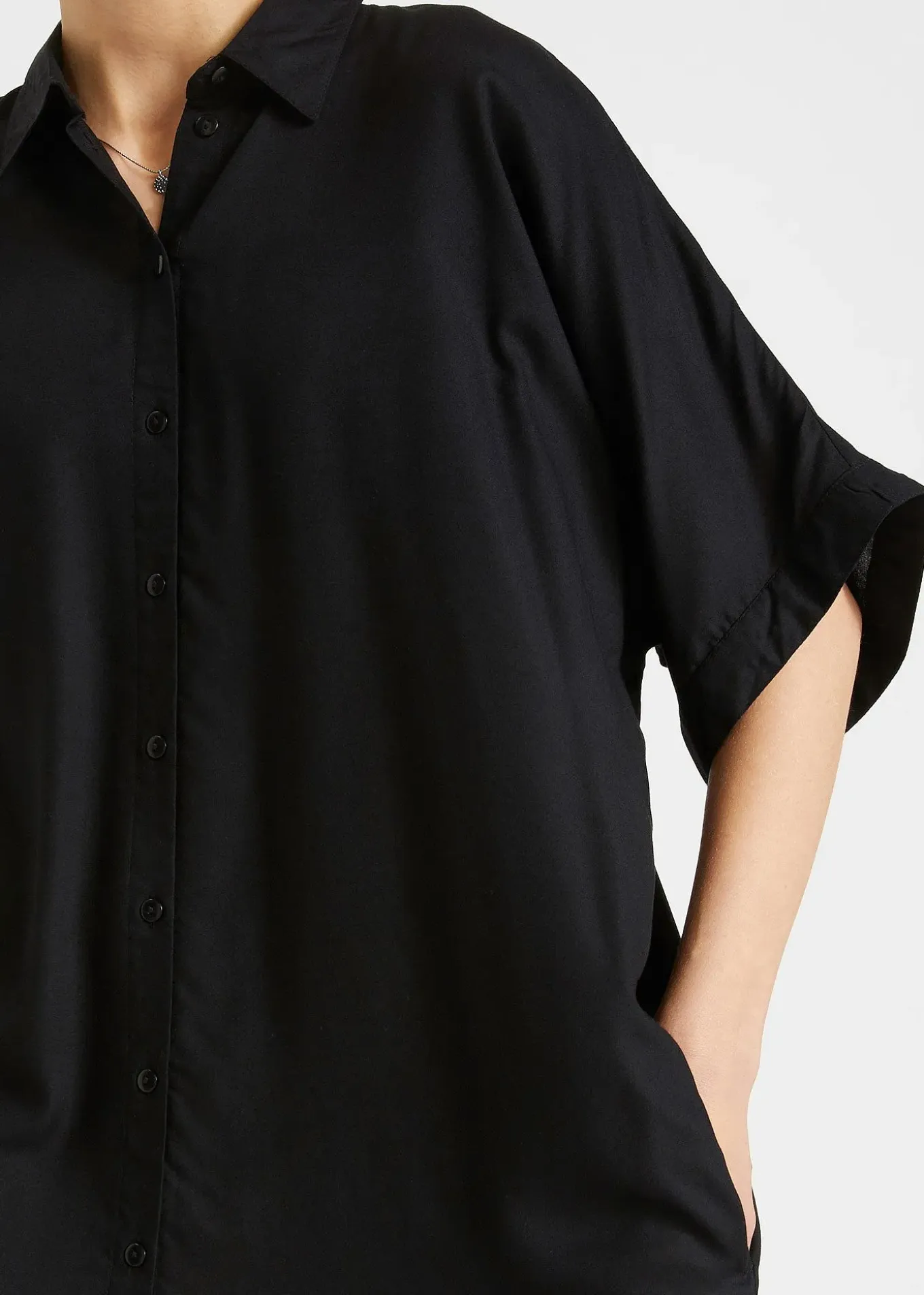 Robe-chemise en viscose