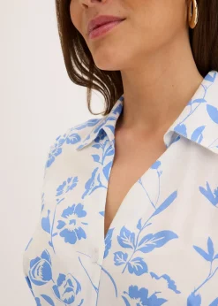 Robe-chemise en viscose fluide