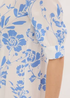 Robe-chemise en viscose fluide