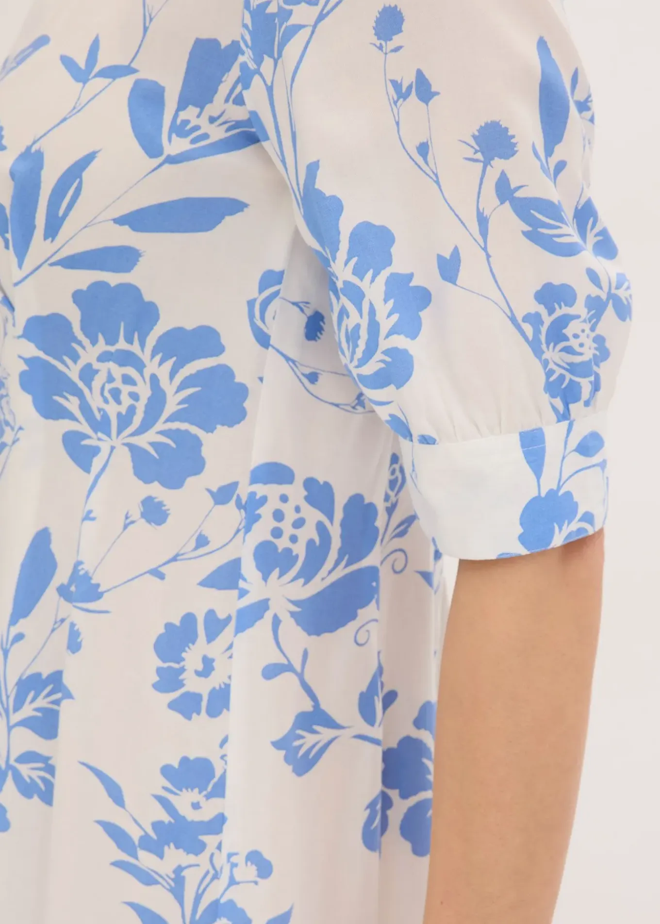 Robe-chemise en viscose fluide