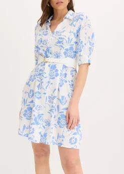 Robe-chemise en viscose fluide