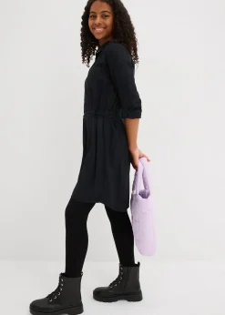 Robe-chemise en viscose fluide