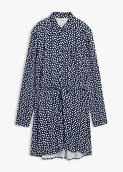 Robe-chemise en viscose fluide