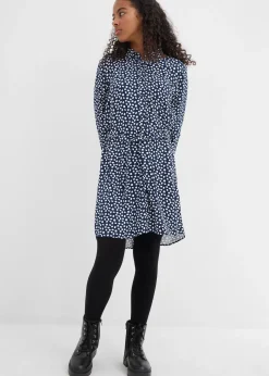 Robe-chemise en viscose fluide