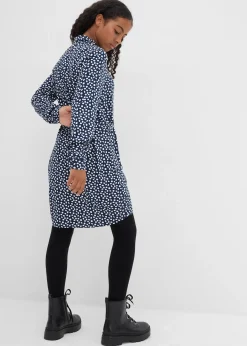 Robe-chemise en viscose fluide