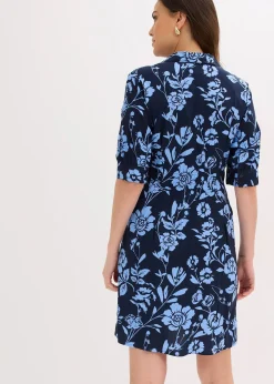 Robe-chemise en viscose fluide