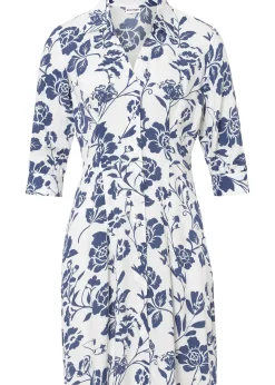 Robe-chemise en viscose fluide