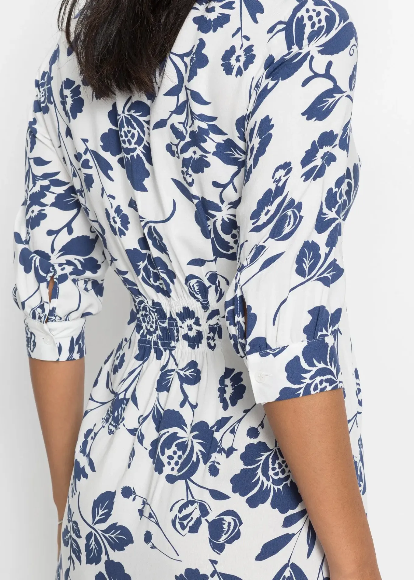 Robe-chemise en viscose fluide