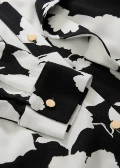 Robe-chemise en viscose fluide