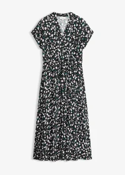 Robe-chemise fluide en viscose