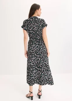 Robe-chemise fluide en viscose