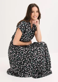 Robe-chemise fluide en viscose