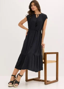 Robe-chemise fluide en viscose