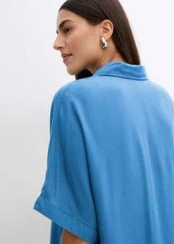 Robe-chemise fluide en viscose fine