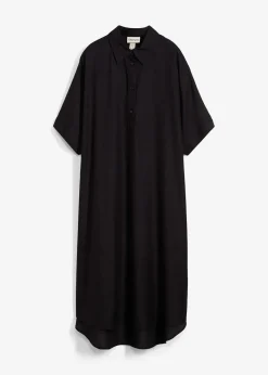 Robe-chemise fluide en viscose fine