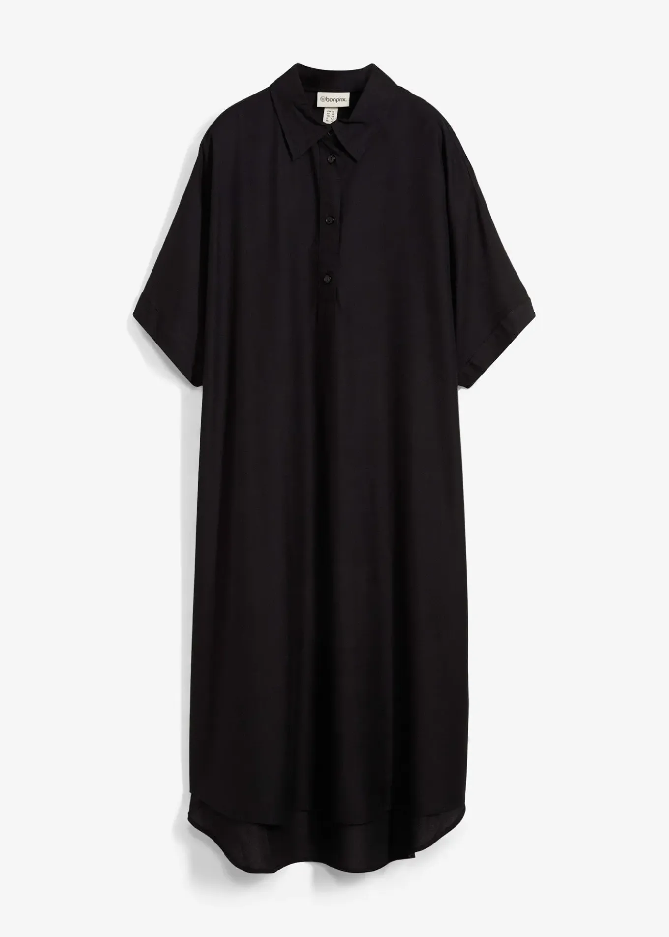 Robe-chemise fluide en viscose fine