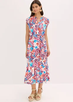 Robe-chemise fluide en viscose