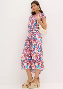 Robe-chemise fluide en viscose