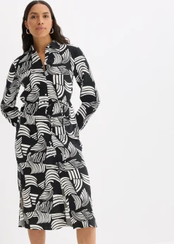 Robe-chemise légère en lin majoritaire