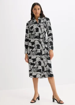 Robe-chemise légère en lin majoritaire