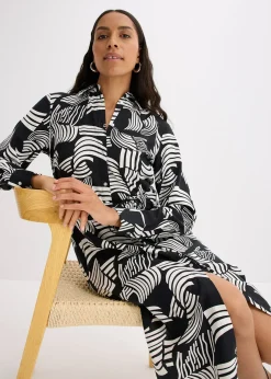 Robe-chemise légère en lin majoritaire