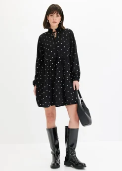 Robe-tunique avec lien à nouer