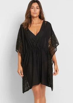 Robe-tunique de plage transparente