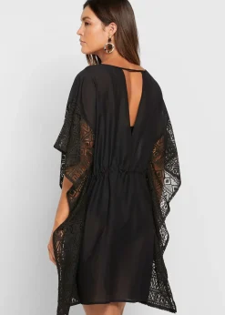 Robe-tunique de plage transparente