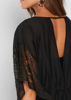 Robe-tunique de plage transparente
