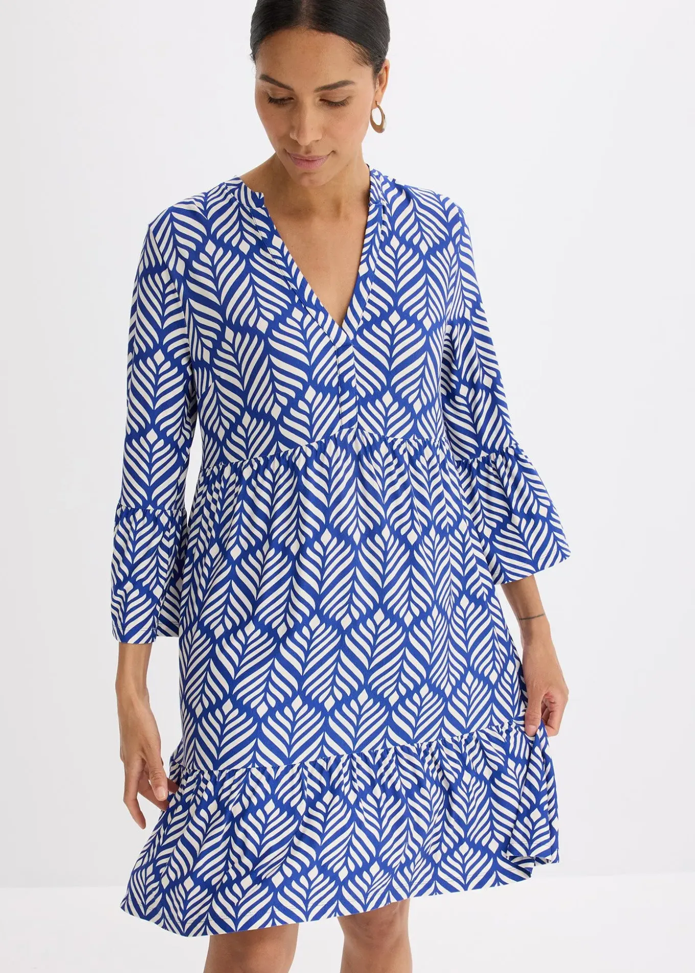 Robe-tunique en doux jersey de viscose