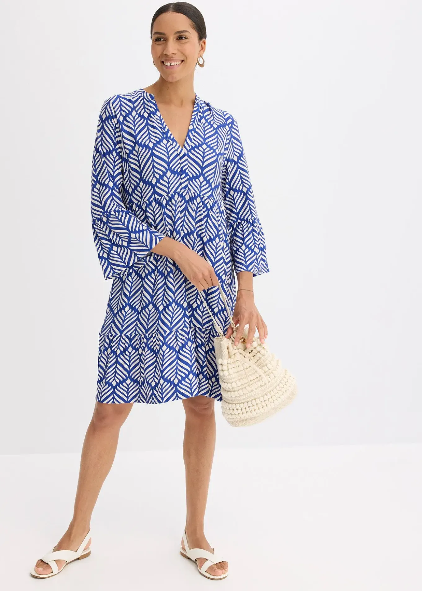 Robe-tunique en doux jersey de viscose