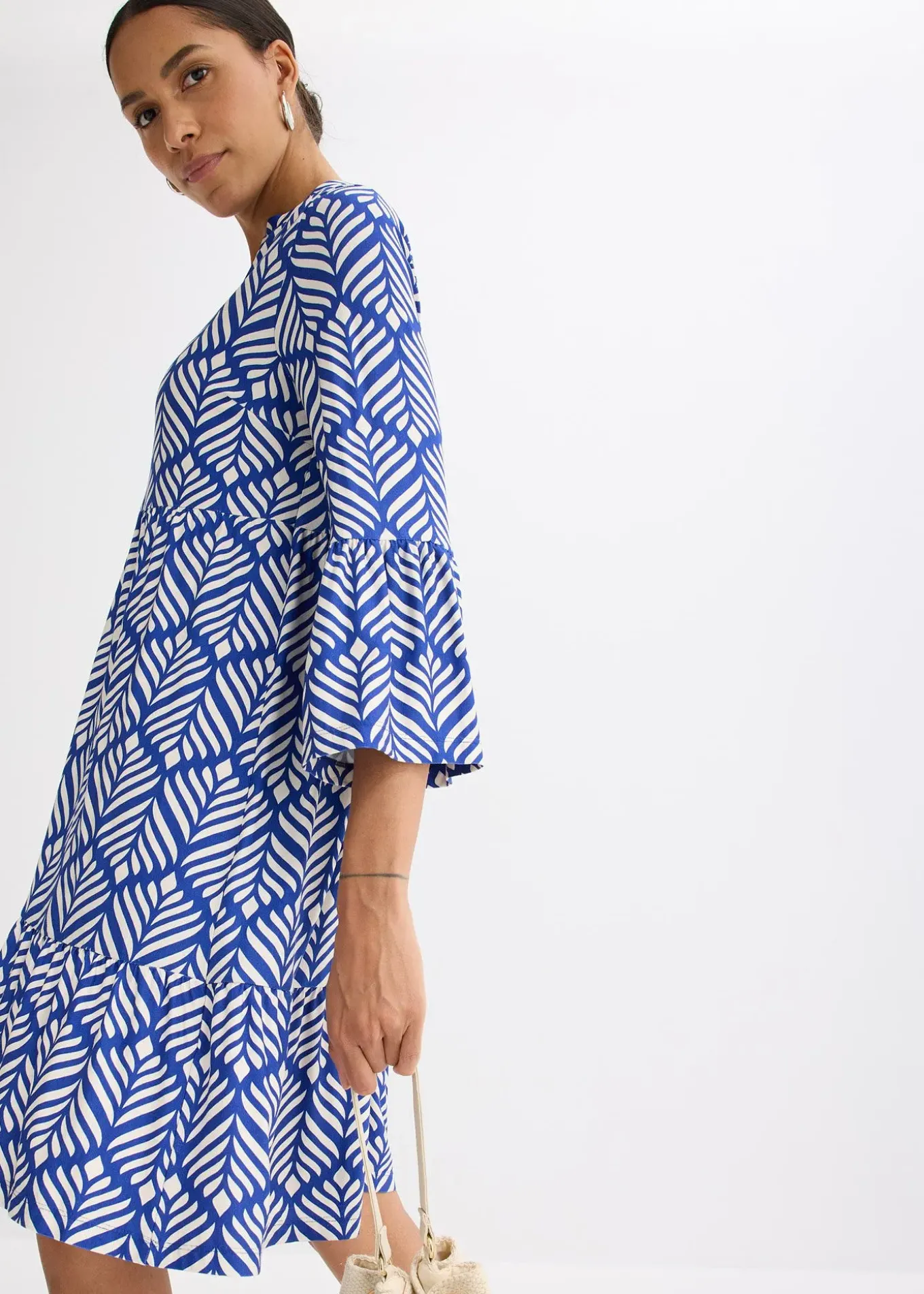 Robe-tunique en doux jersey de viscose