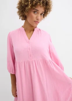 Robe-tunique en gaze de coton douce