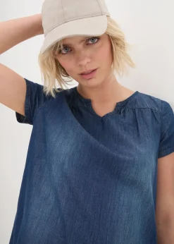 Robe-tunique en jean