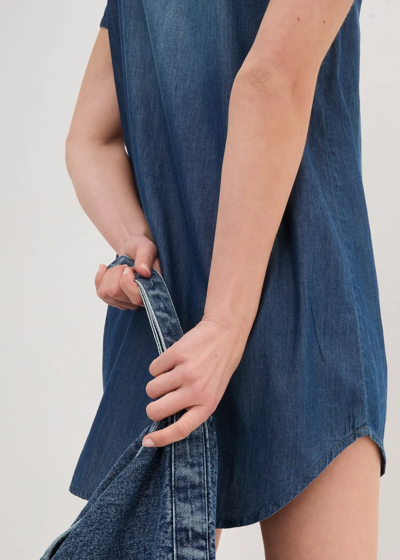 Robe-tunique en jean