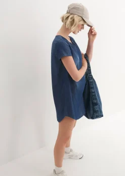 Robe-tunique en jean