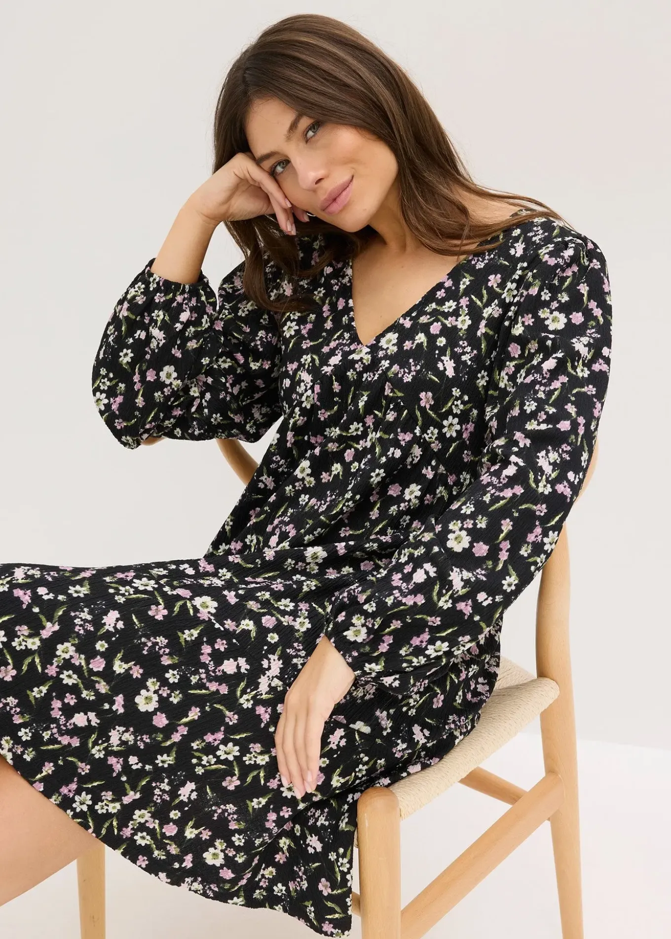 Robe-tunique en jersey