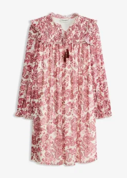 Robe-tunique en mesh doux