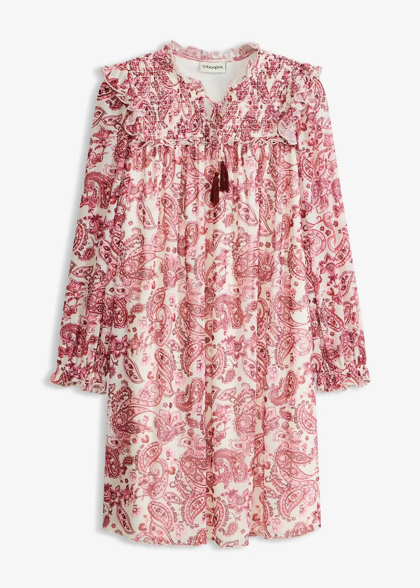 Robe-tunique en mesh doux