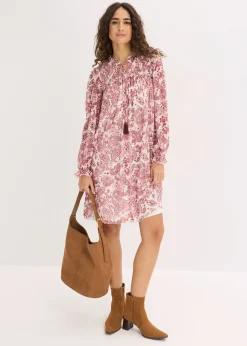 Robe-tunique en mesh doux