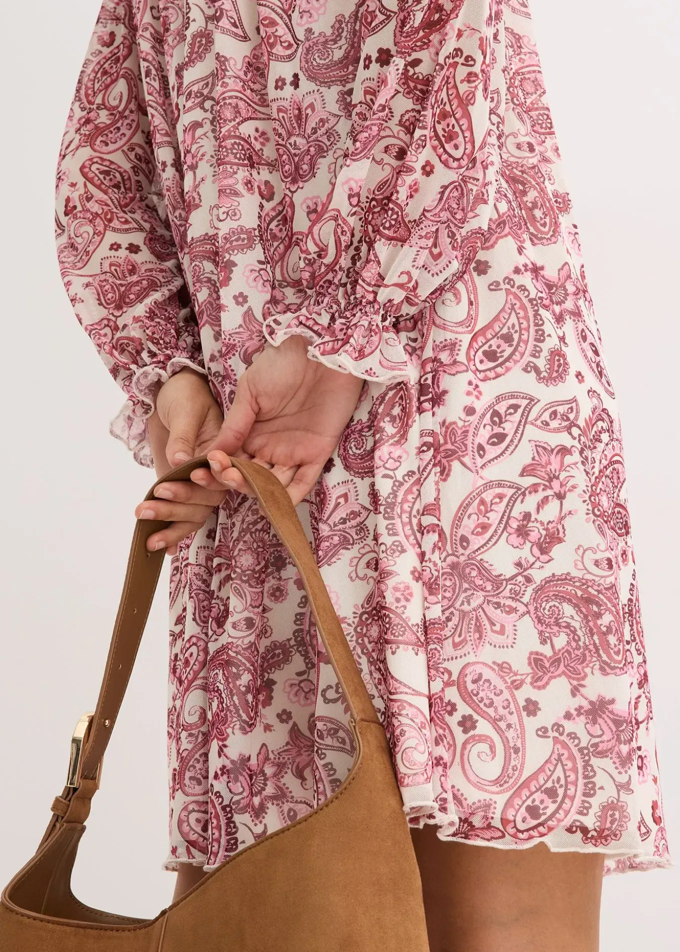 Robe-tunique en mesh doux