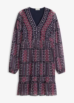 Robe-tunique en mesh doux