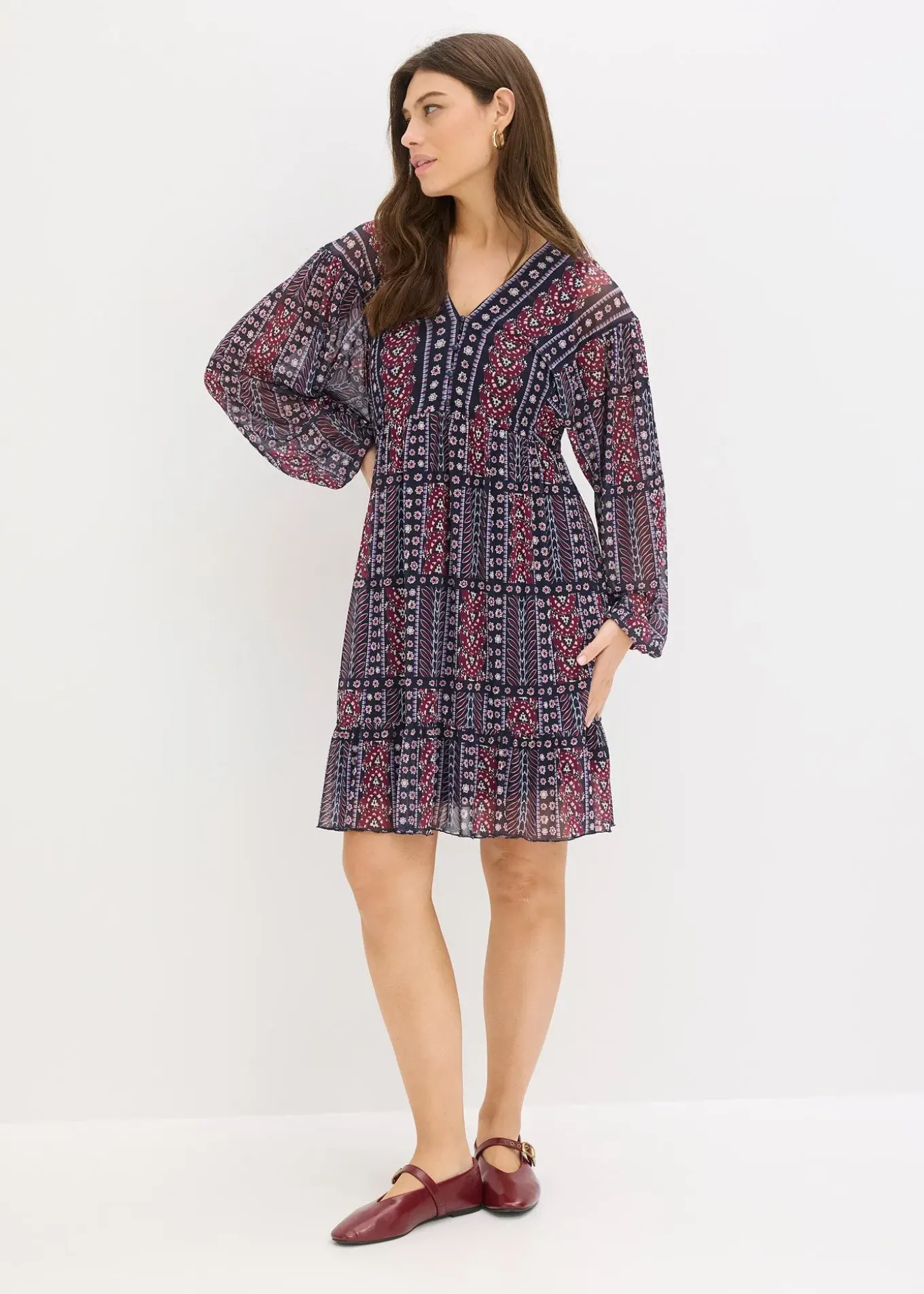 Robe-tunique en mesh doux