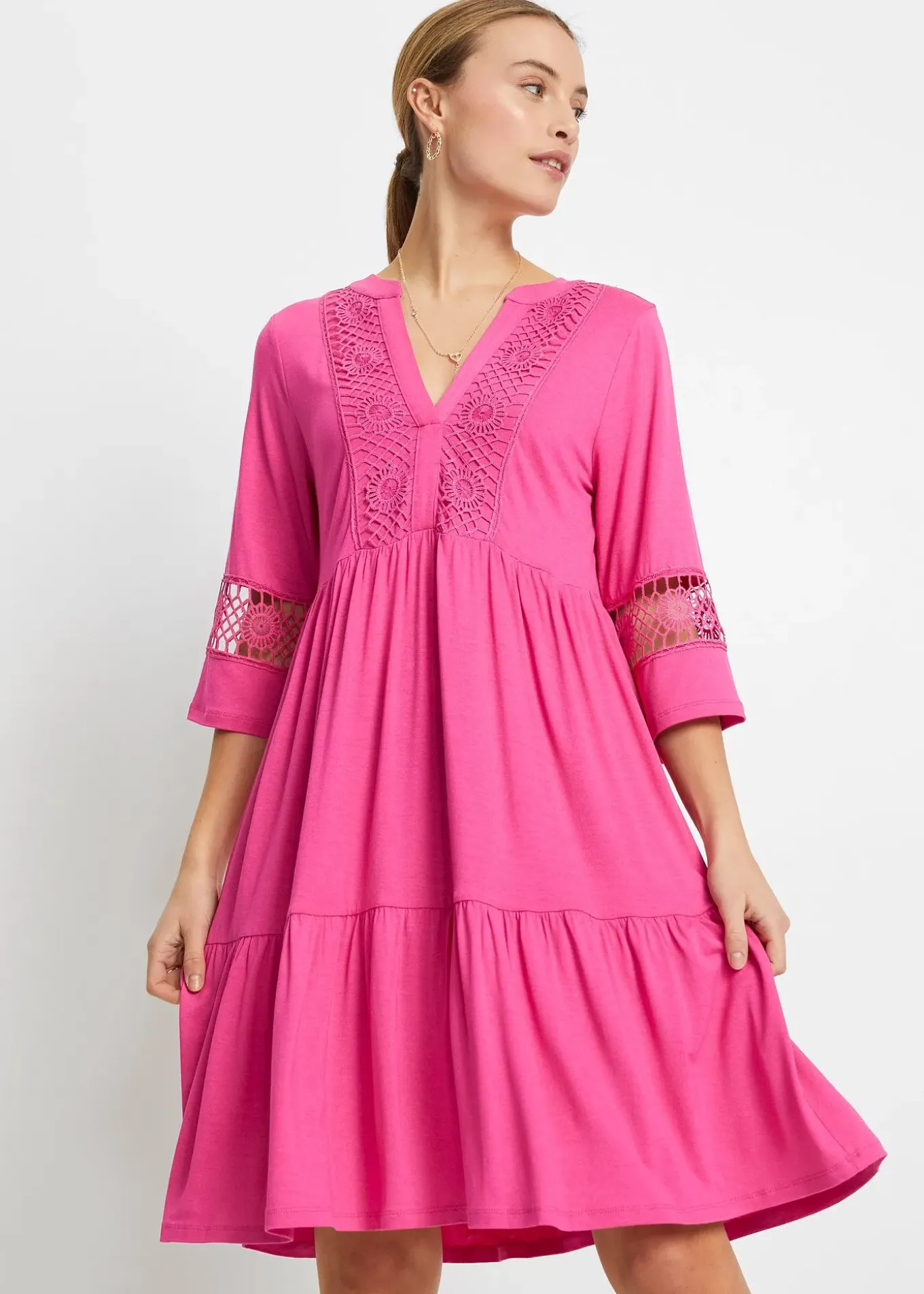 Robe-tunique en viscose douce
