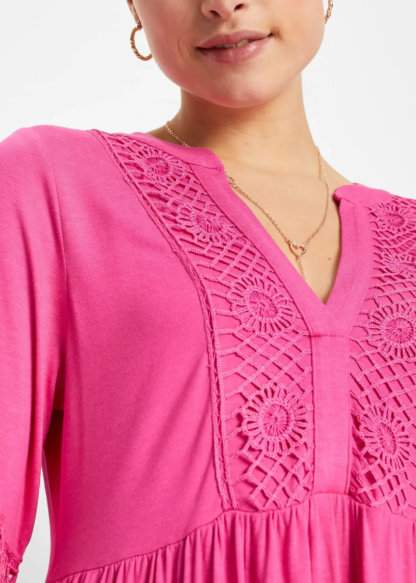 Robe-tunique en viscose douce