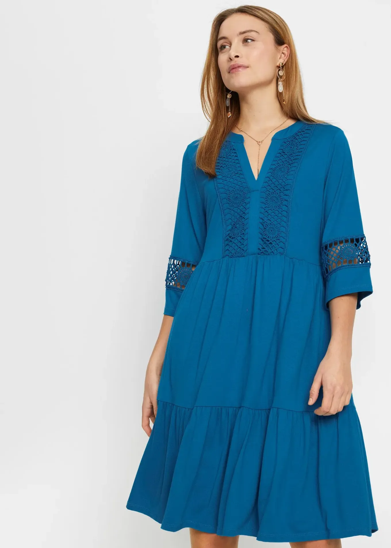 Robe-tunique en viscose douce
