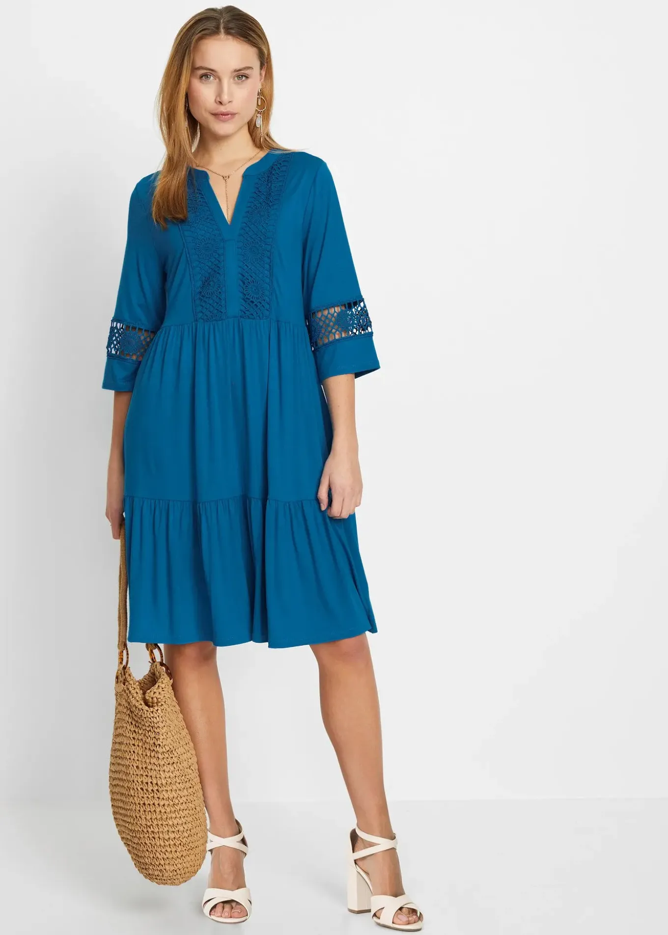 Robe-tunique en viscose douce