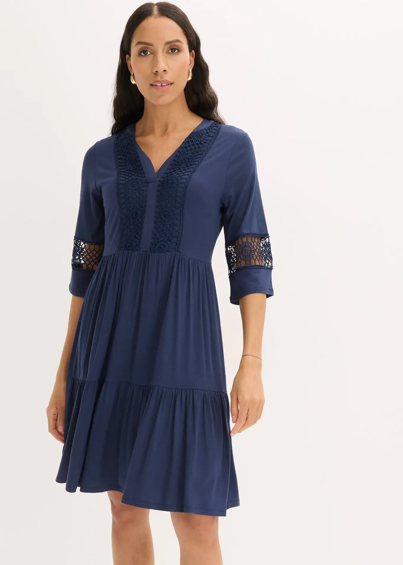 Robe-tunique en viscose douce