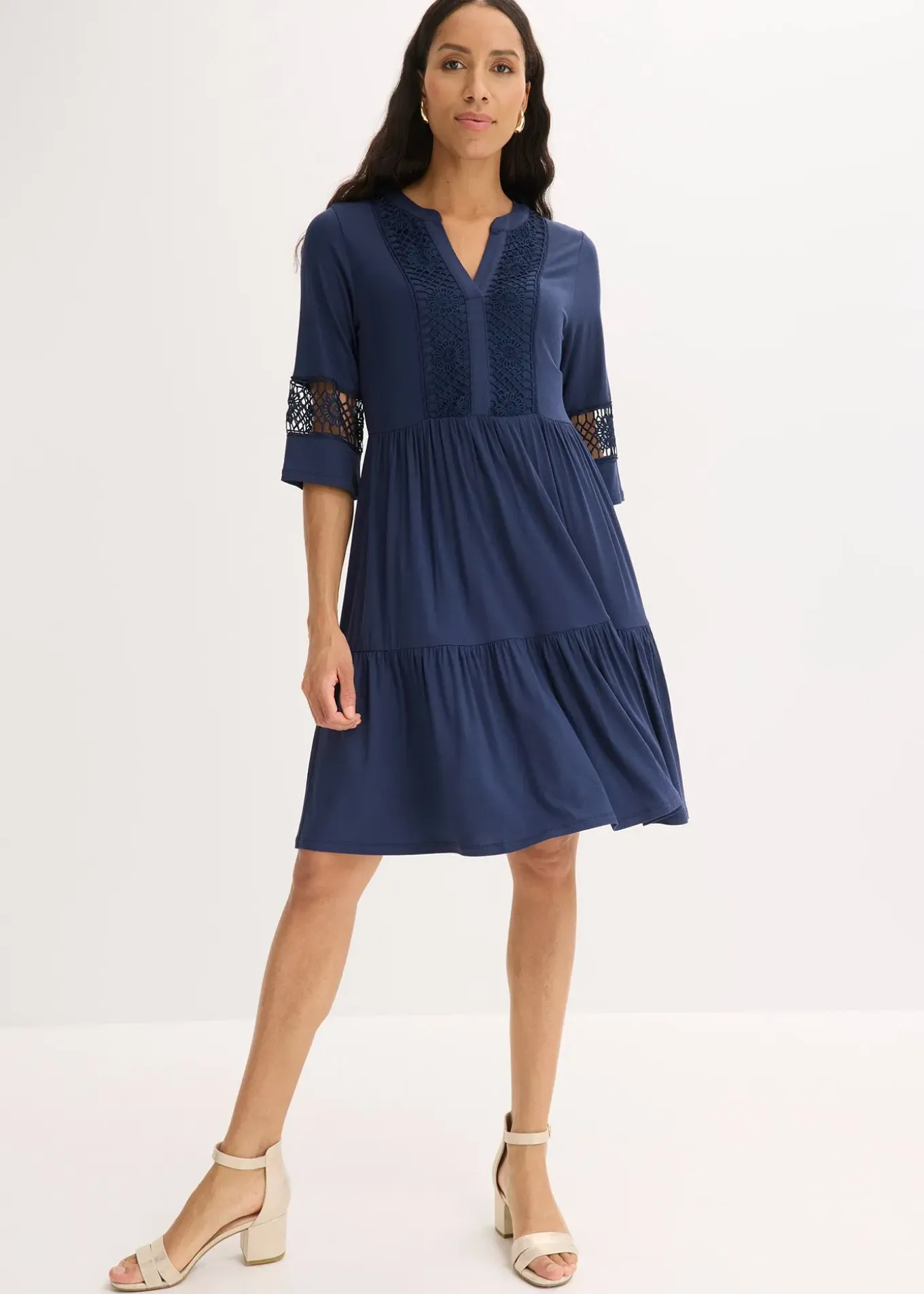 Robe-tunique en viscose douce