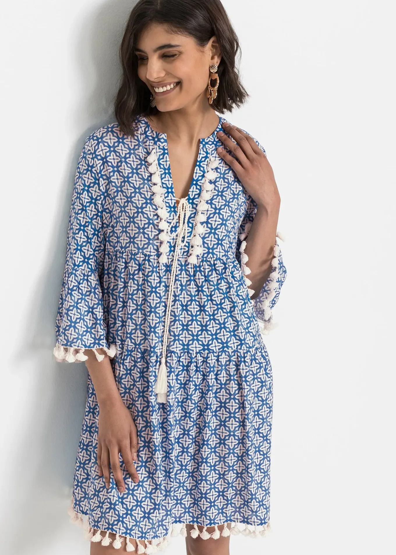 Robe-tunique en viscose douce